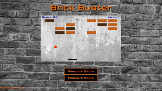 Brick Buster homepage