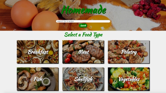 Homemade homepage